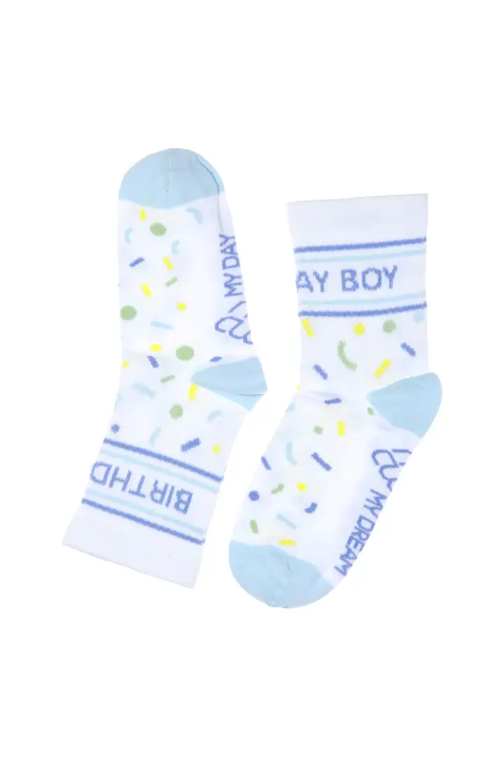 Socken - Birthday Boy (Größe 21-26  / 3-5 Jahre)