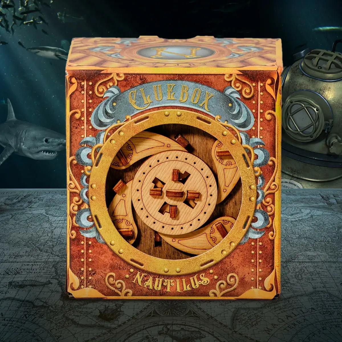 Cluebox - Escape Room in einer Box. Captain Nemo's Nautilus