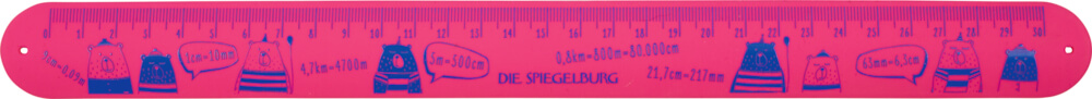 Schnapp-Lineal - Bunte Geschenke, einzeln (versch. Farben)