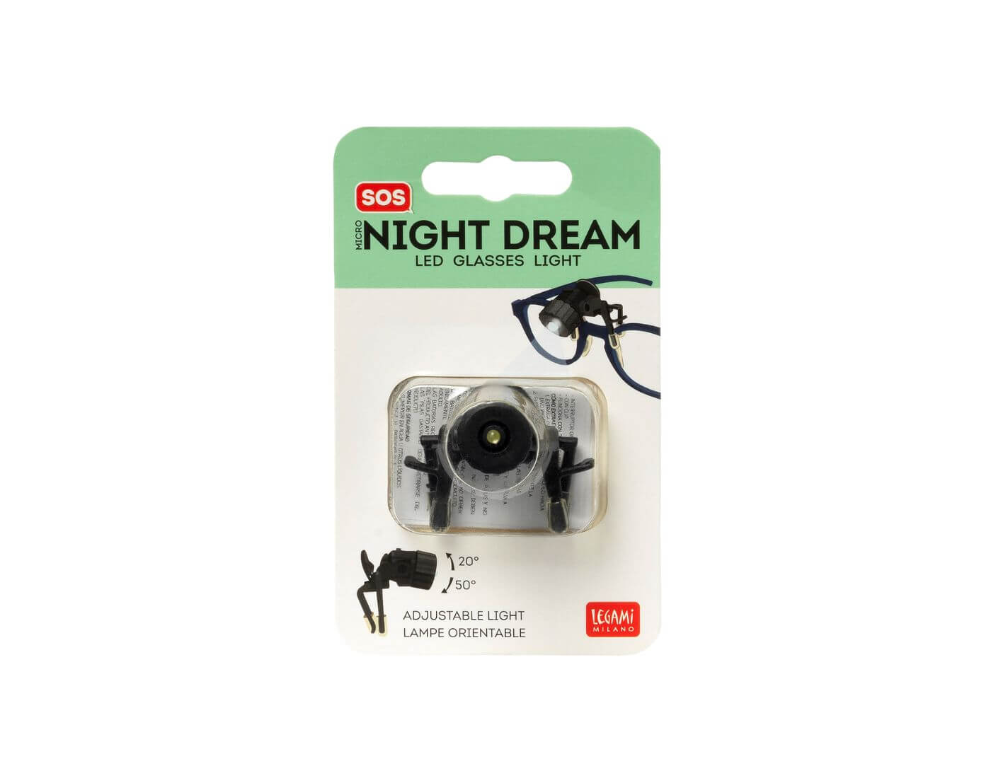 legami-night-dream-3 LED-Licht für Brillen - Micro Night Dream