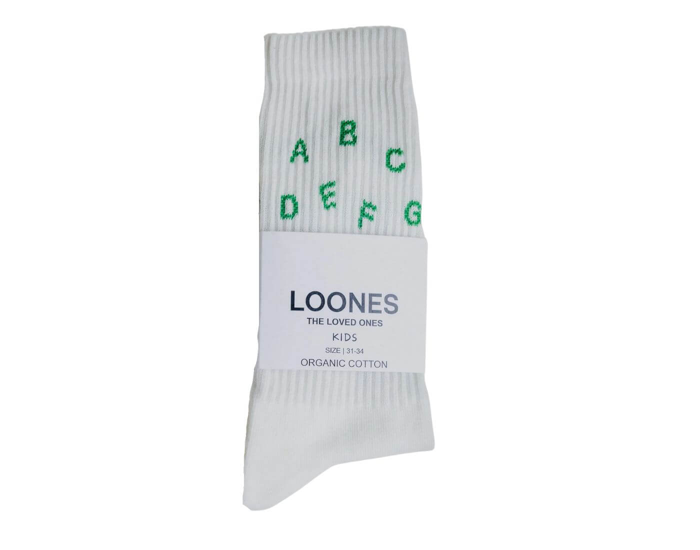 Socken - THE ABC | green Größe 27-30 Socken - THE ABC | green Größe 27-30