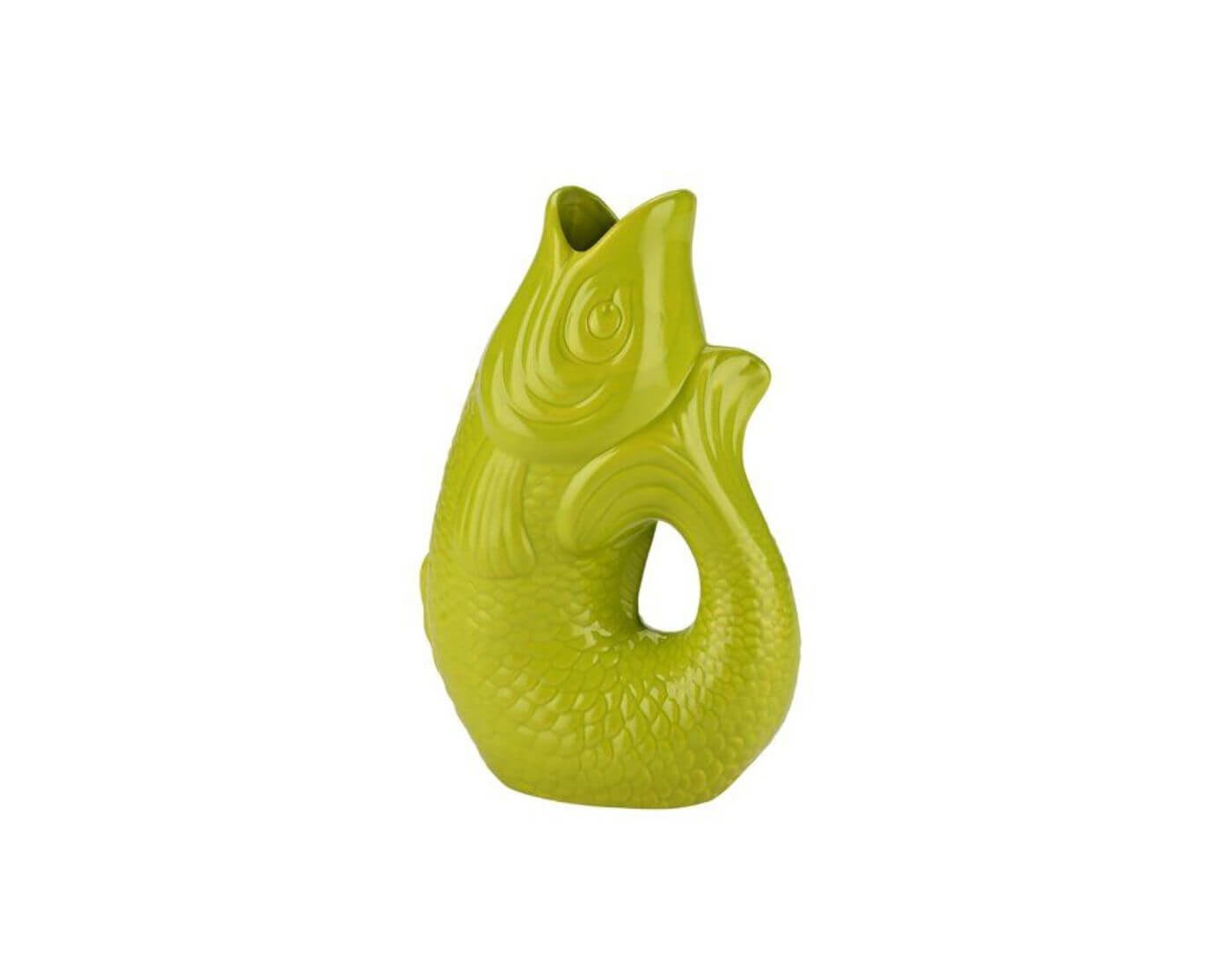 Monsieur Carafon, Fisch, Vase, Karaffe, S, lime, 1,2 Liter