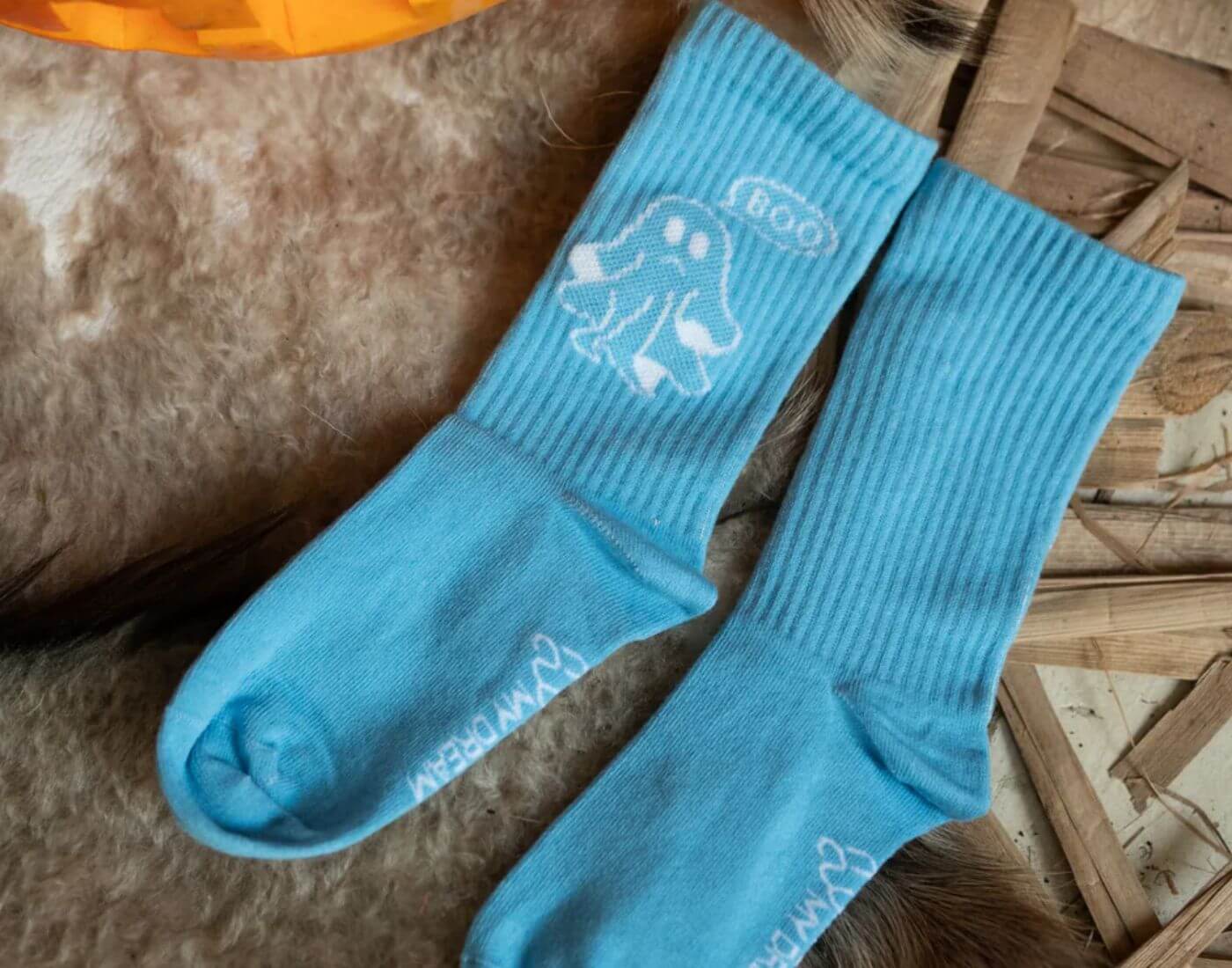 mdmd-socken-boo-3 Socken - BOO - GLOW IN THE DARK (Größe 27-32 / 5-7 Jahre)