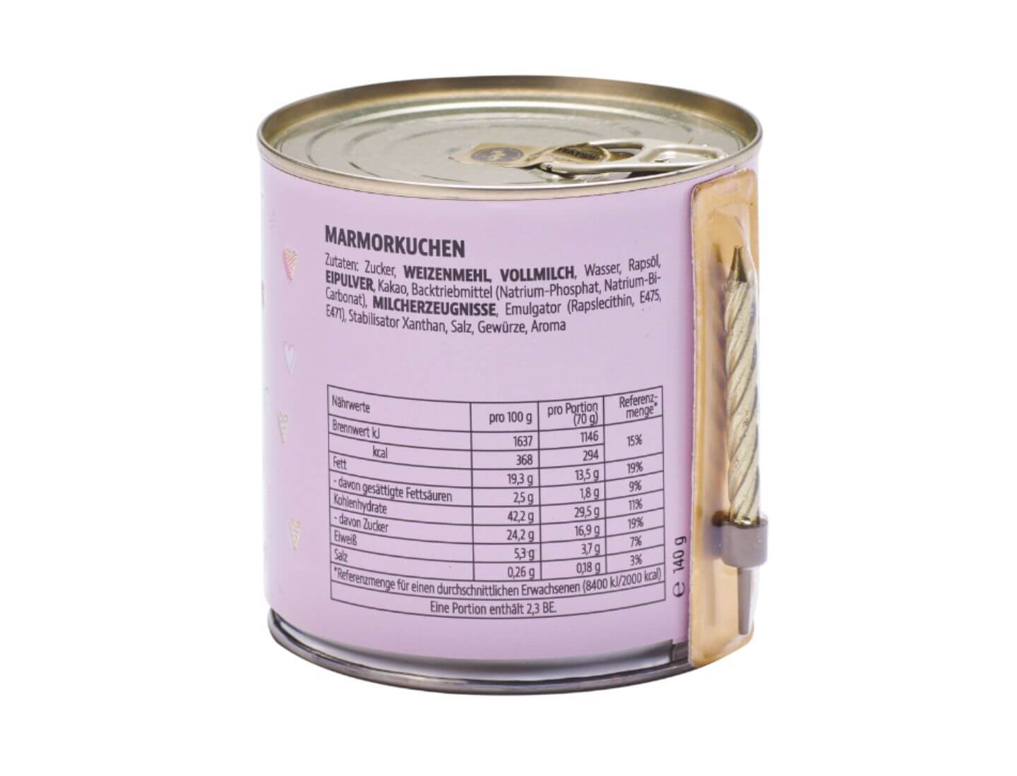 Cancake Love is Sweet rosa - Marmorkuchen