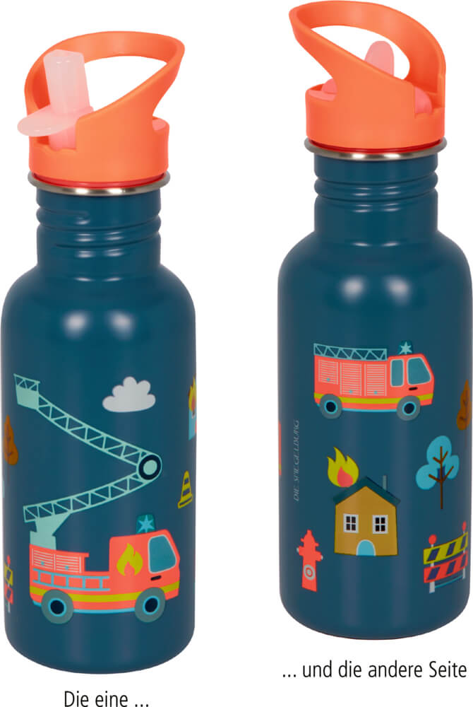 Edelstahlflasche Feuerwehr - Wenn ich mal groß bin Edelstahlflasche Feuerwehr - Wenn ich mal groß bin