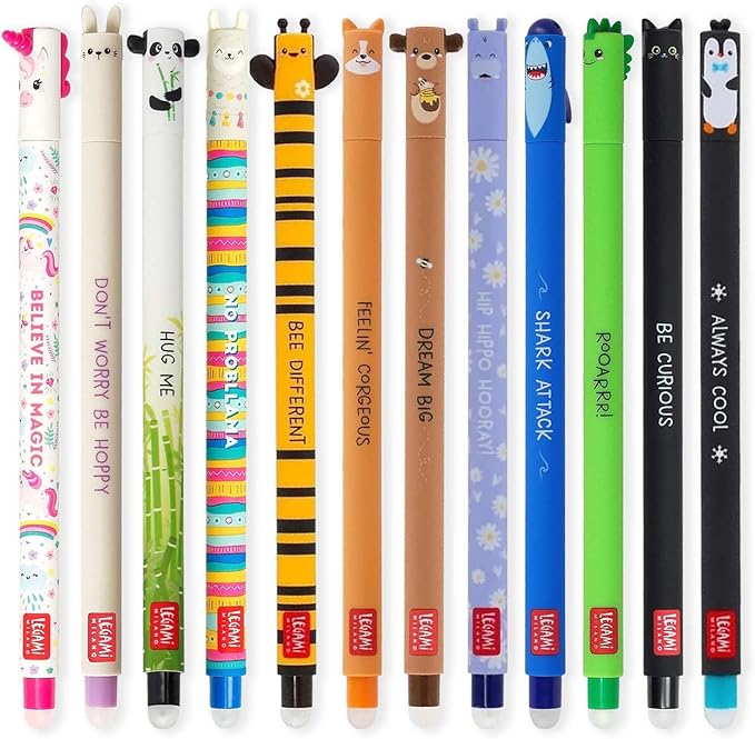 Legami Bundle - Set mit 12 löschbaren Gelstiften