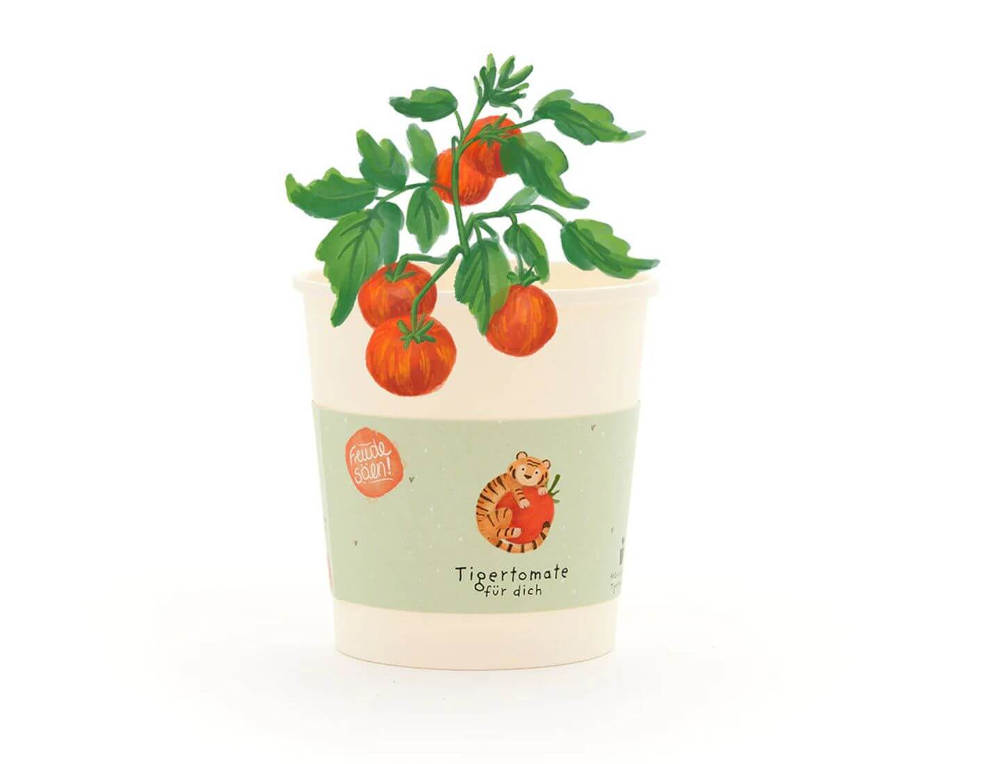 Tigertomate - Becher