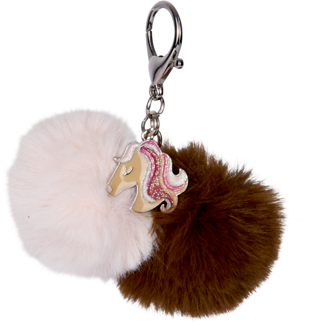 Schlüsselanhänger Pompom - Pferdefreunde (einzeln)