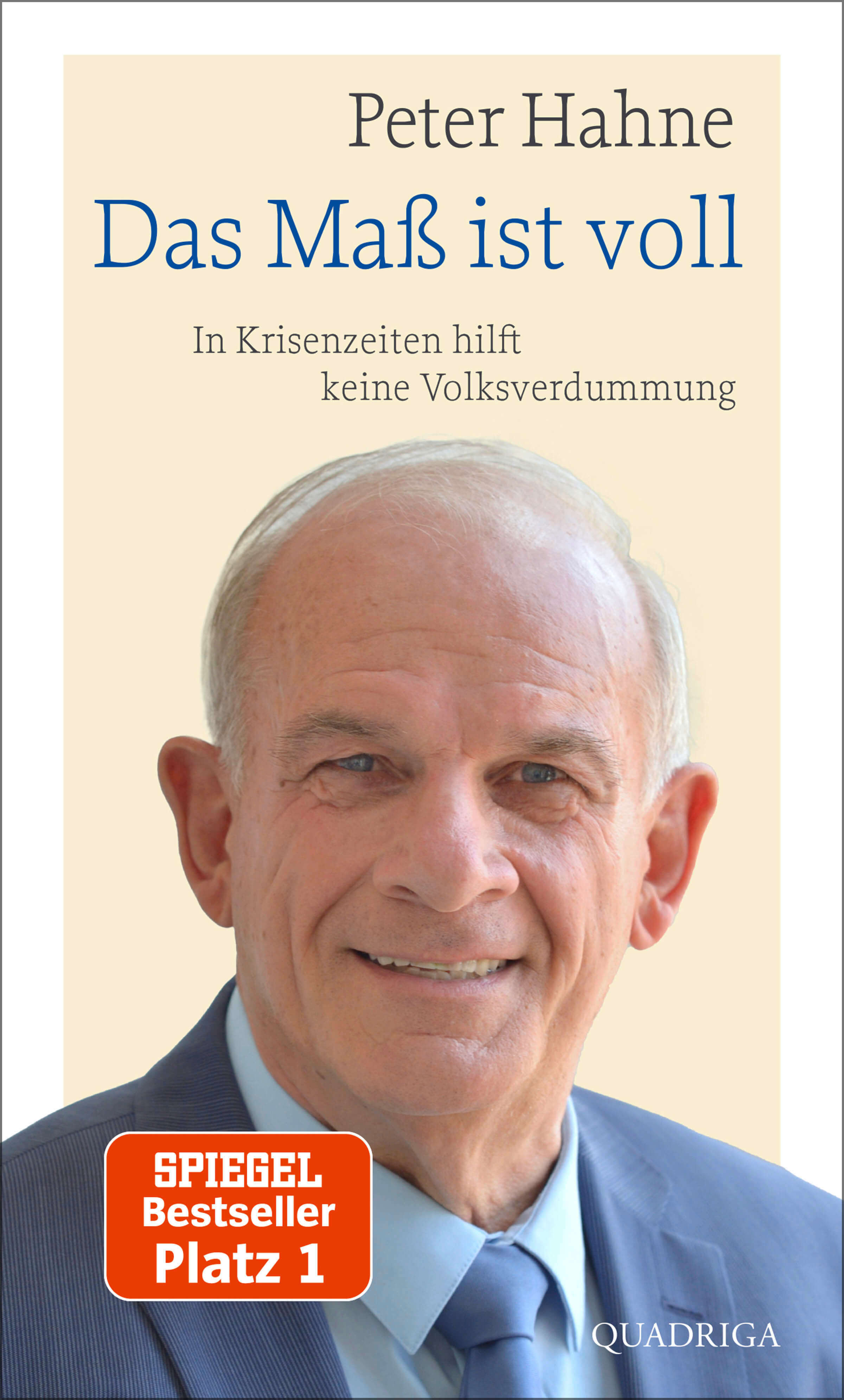 Peter Hahne: Das Maß ist voll