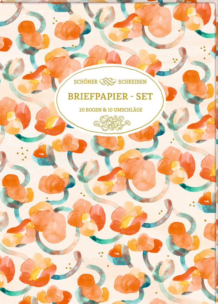 4050003951966 Briefpapier-Set - All about orange