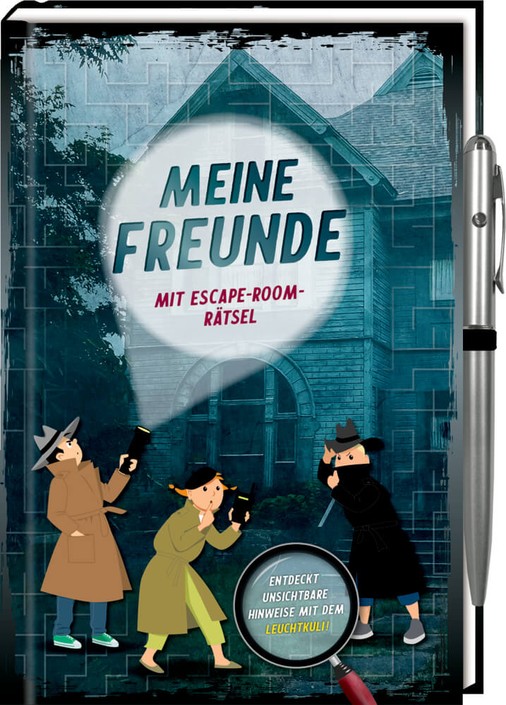 Freundebuch: Mit Escape-Room-Rätsel - Meine Freunde