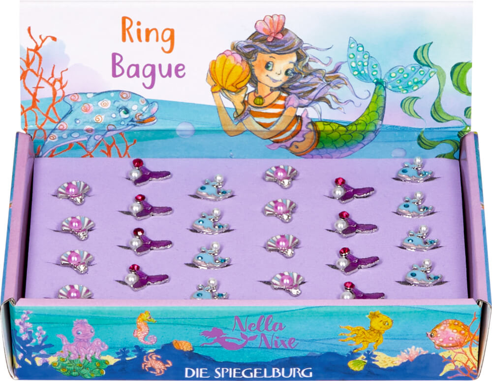 4029753186188_3 Ring mit Meeresmotiv - Nella Nixe (einzeln)