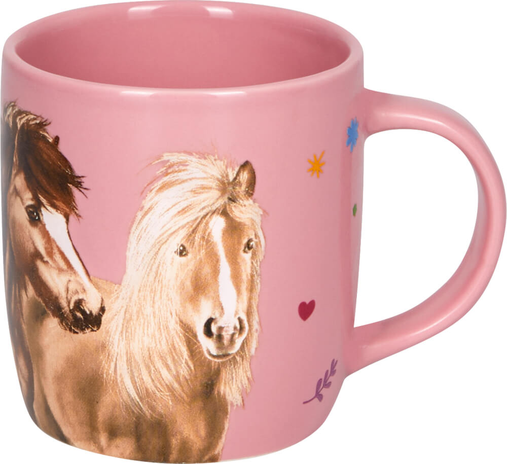 Porzellan-Tasse Best Friends - Pferdefreunde Porzellan-Tasse Best Friends - Pferdefreunde