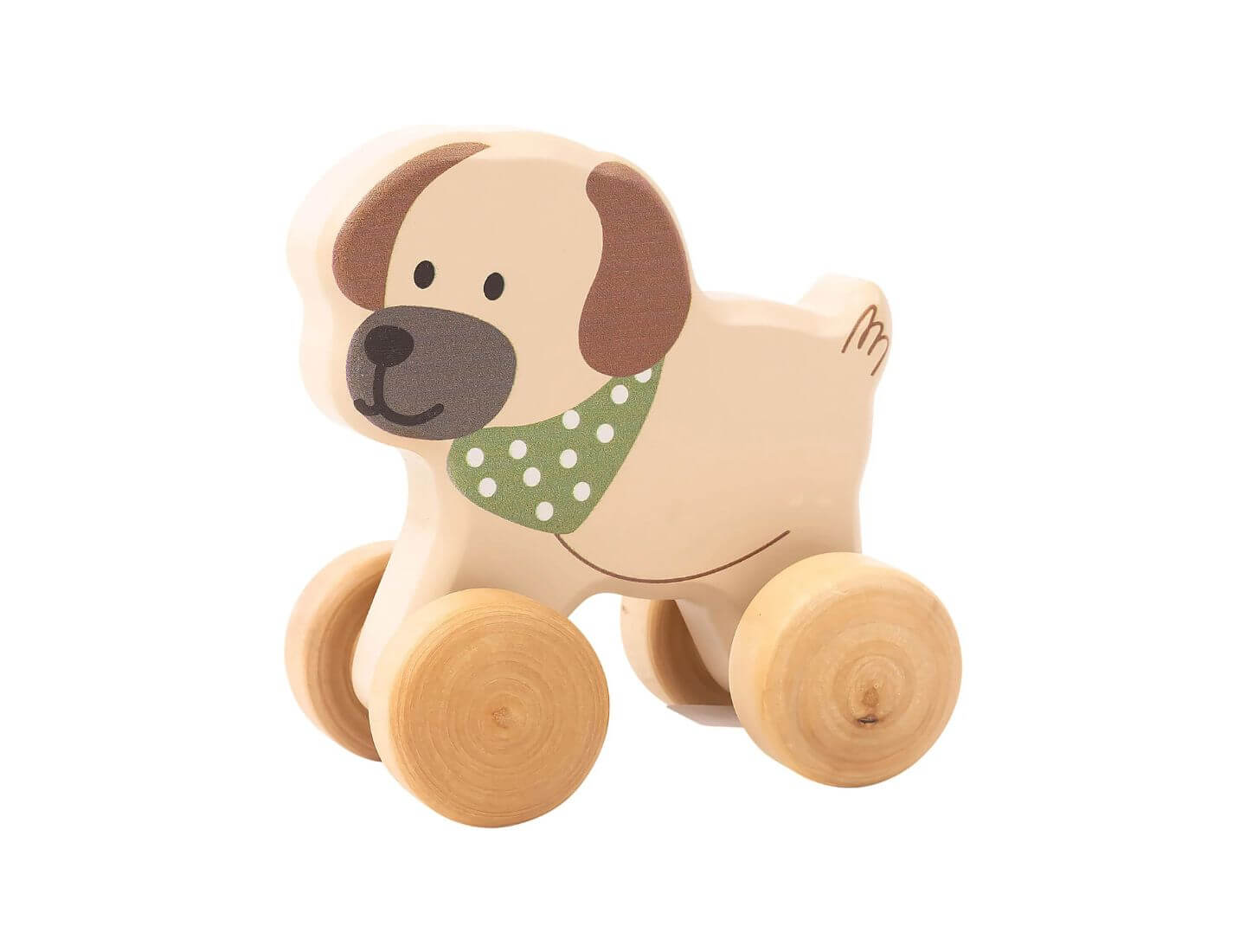 Rollspielzeug Holz HUND Lucky