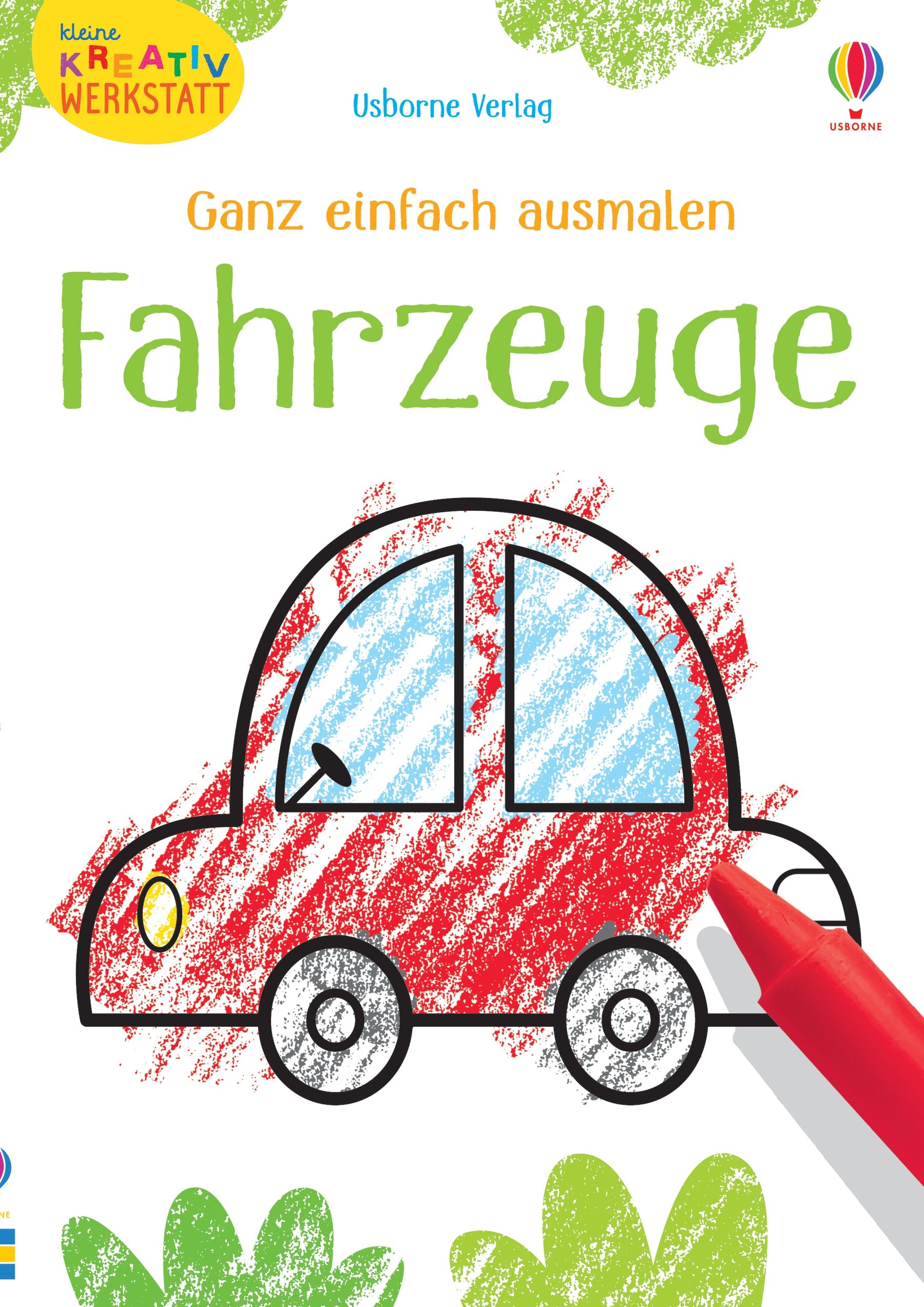 9781789413571_cover_image Kleine Kreativ-Werkstatt - Ganz einfach ausmalen: Fahrzeuge