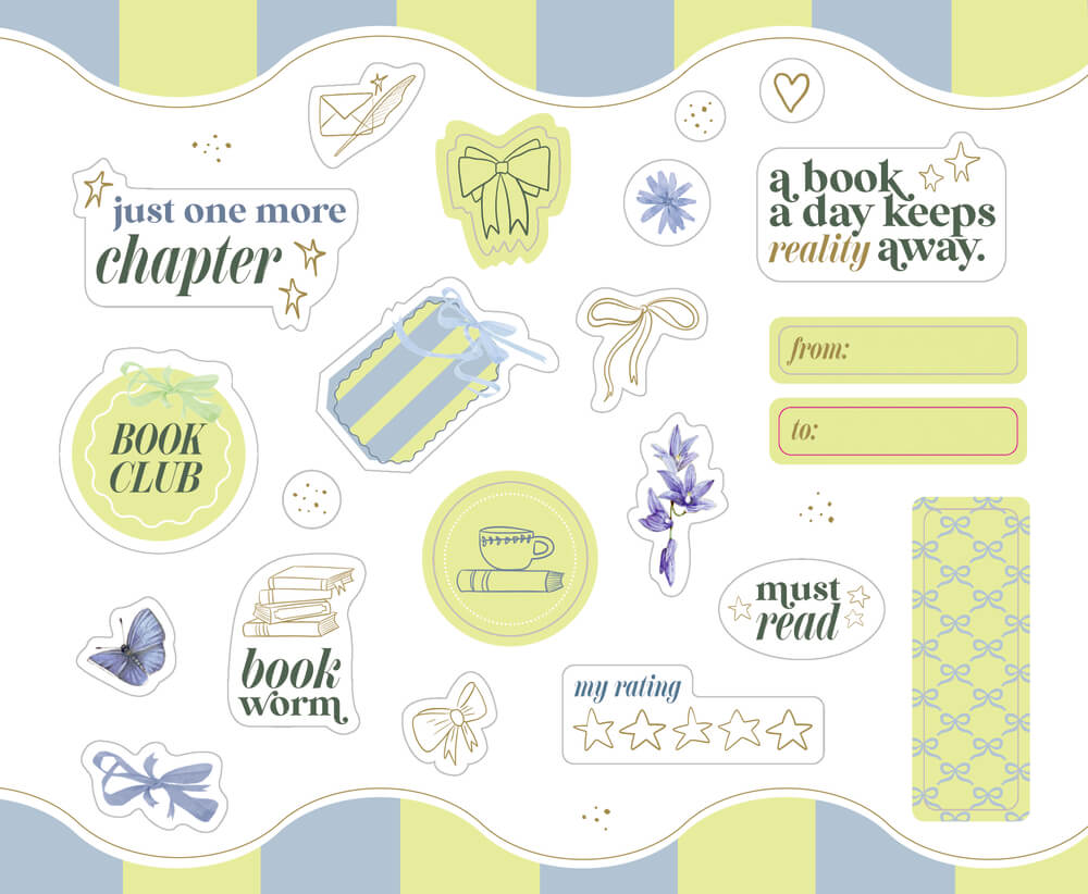 Stickerbuch: Sticker & Etiketten - Passion f. Pages (M. Bastin)