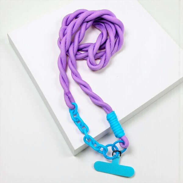 Schultergurt/ Handyband Pastel Rope Twist (einzeln)