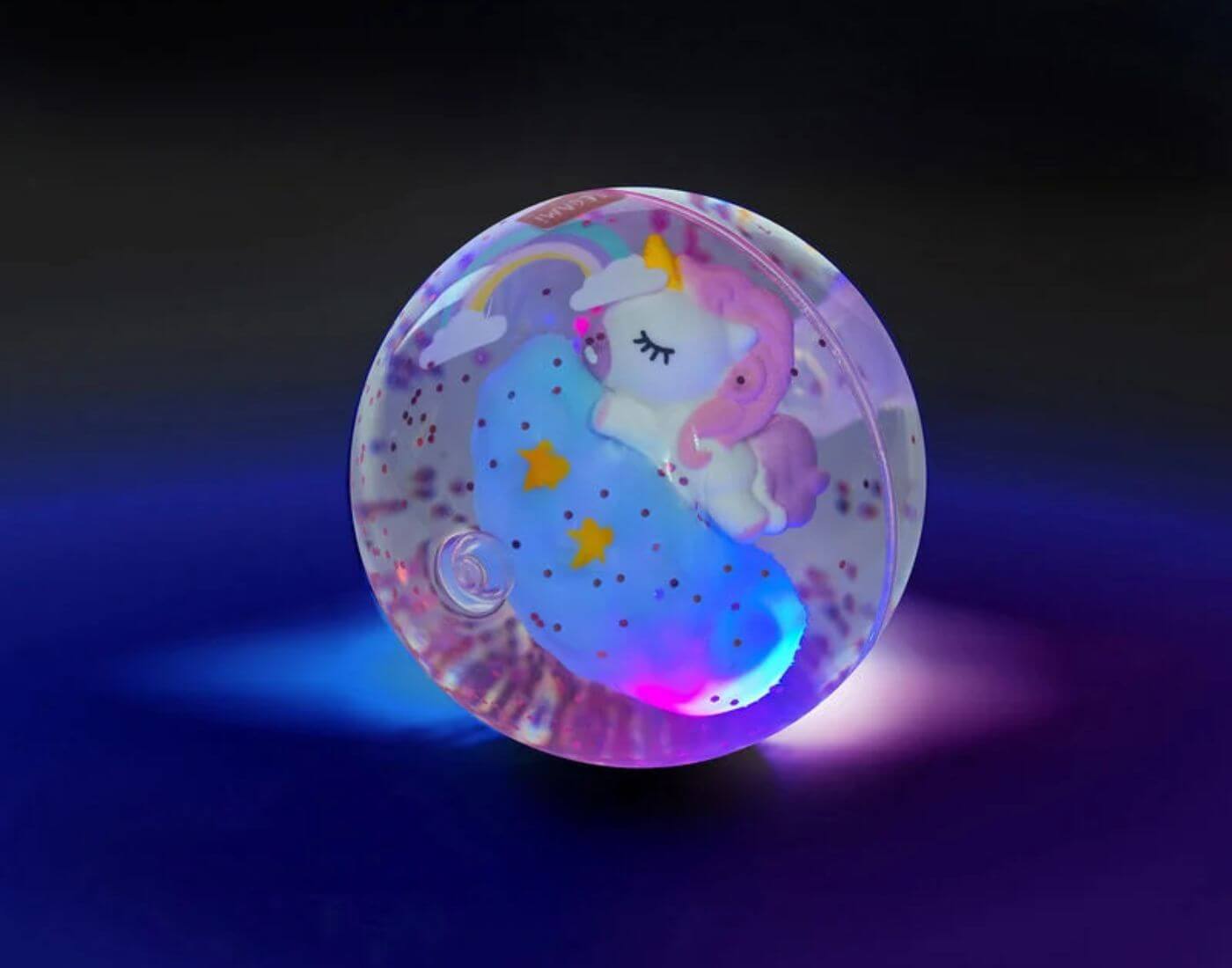 Leuchtender Springball - Einhorn