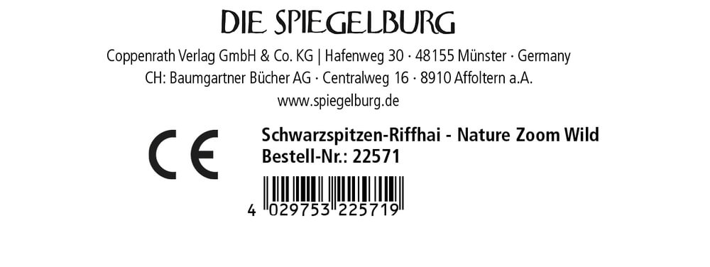 4029753225719_ps-1 Schwarzspitzen-Riffhai - Nature Zoom Wild