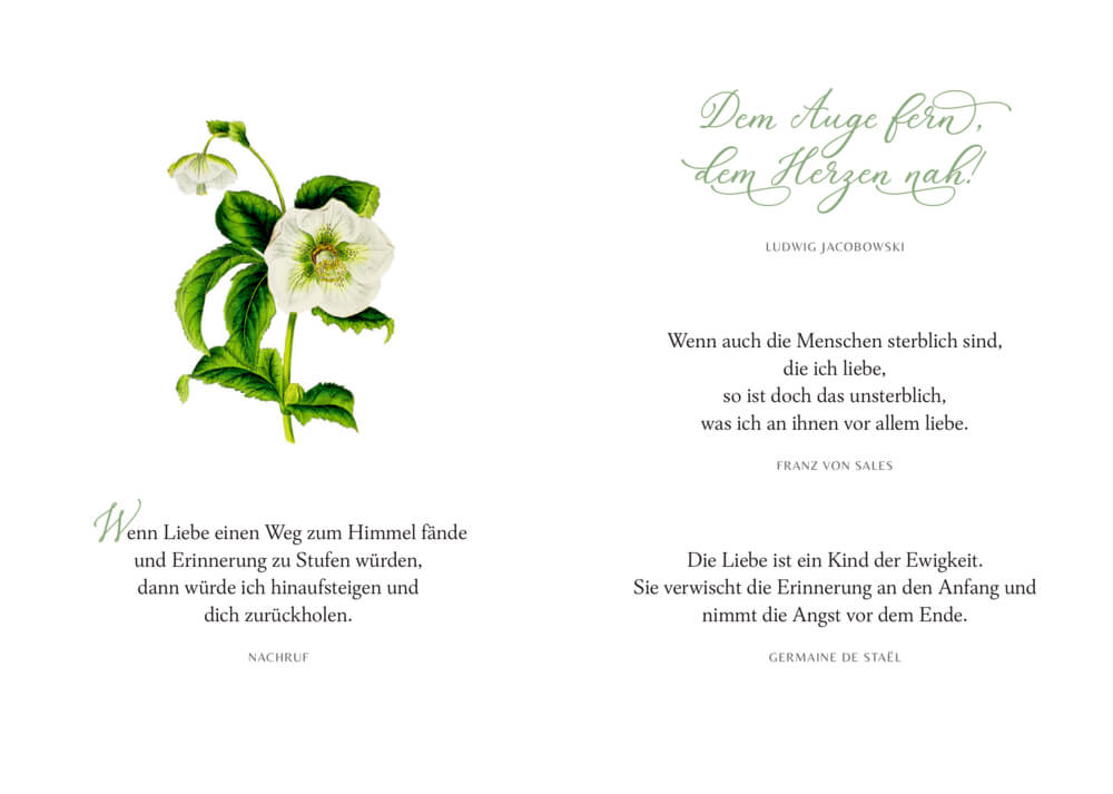 Schöner lesen! No. 35: Alles hat seine Zeit (Trauer)