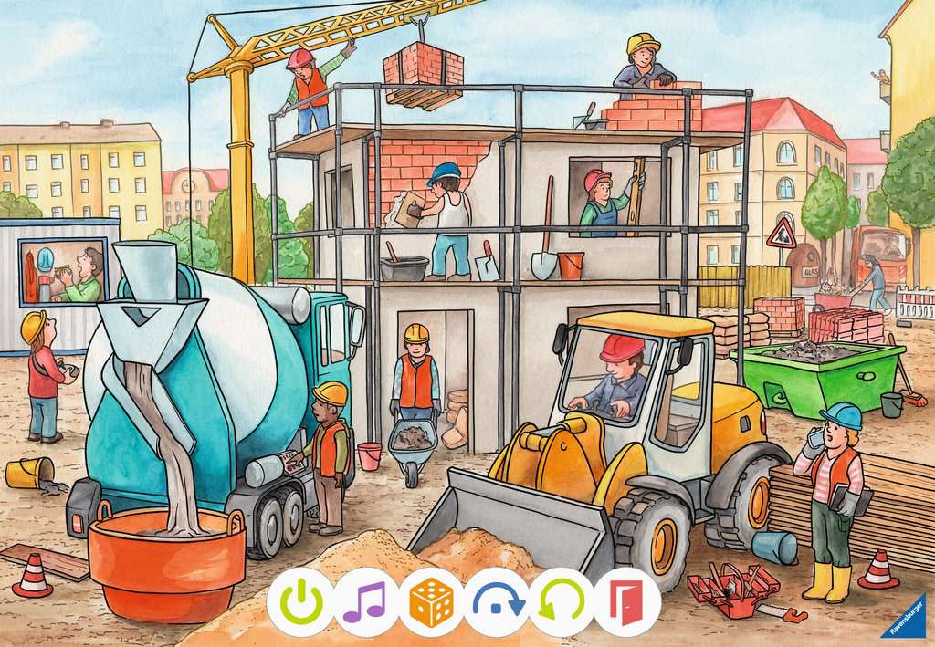 tiptoi® Puzzle für kleine Entdecker: Baustelle