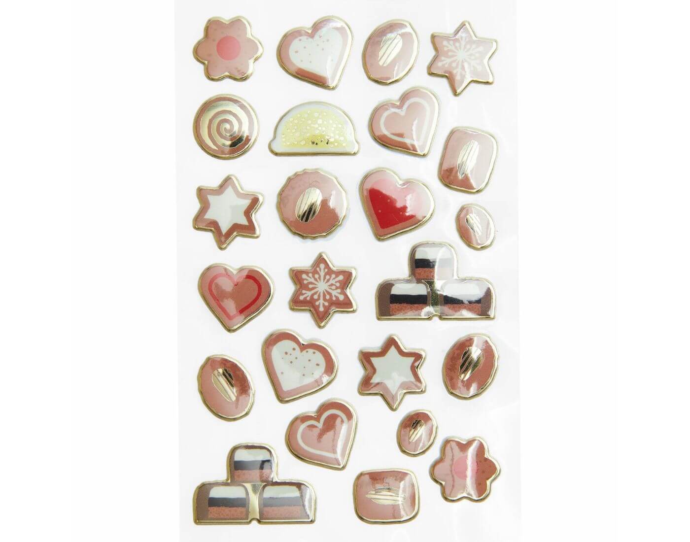 Paper Poetry Puffy Sticker Cookies 1 Blatt Paper Poetry Puffy Sticker Cookies 1 Blatt