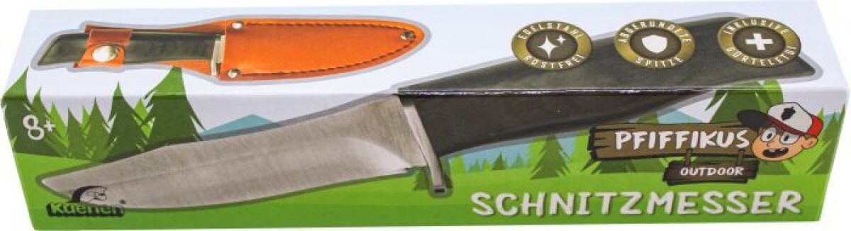 Pfiffikus Kinder - Schnitzmesser Edelstahl
