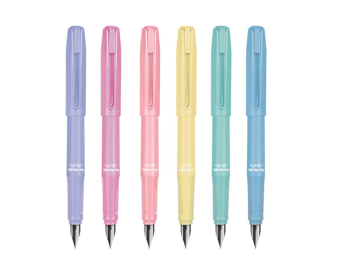 Radierbarer Füller mit blauer Tinte - Pastell Mix (einzeln)