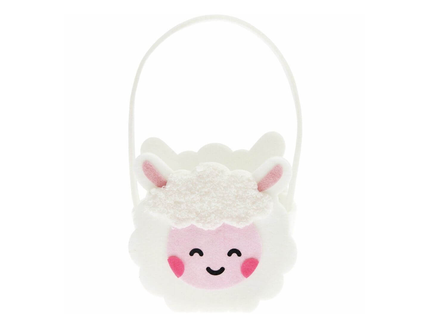 Filz-Korb Lämmchen Weiß