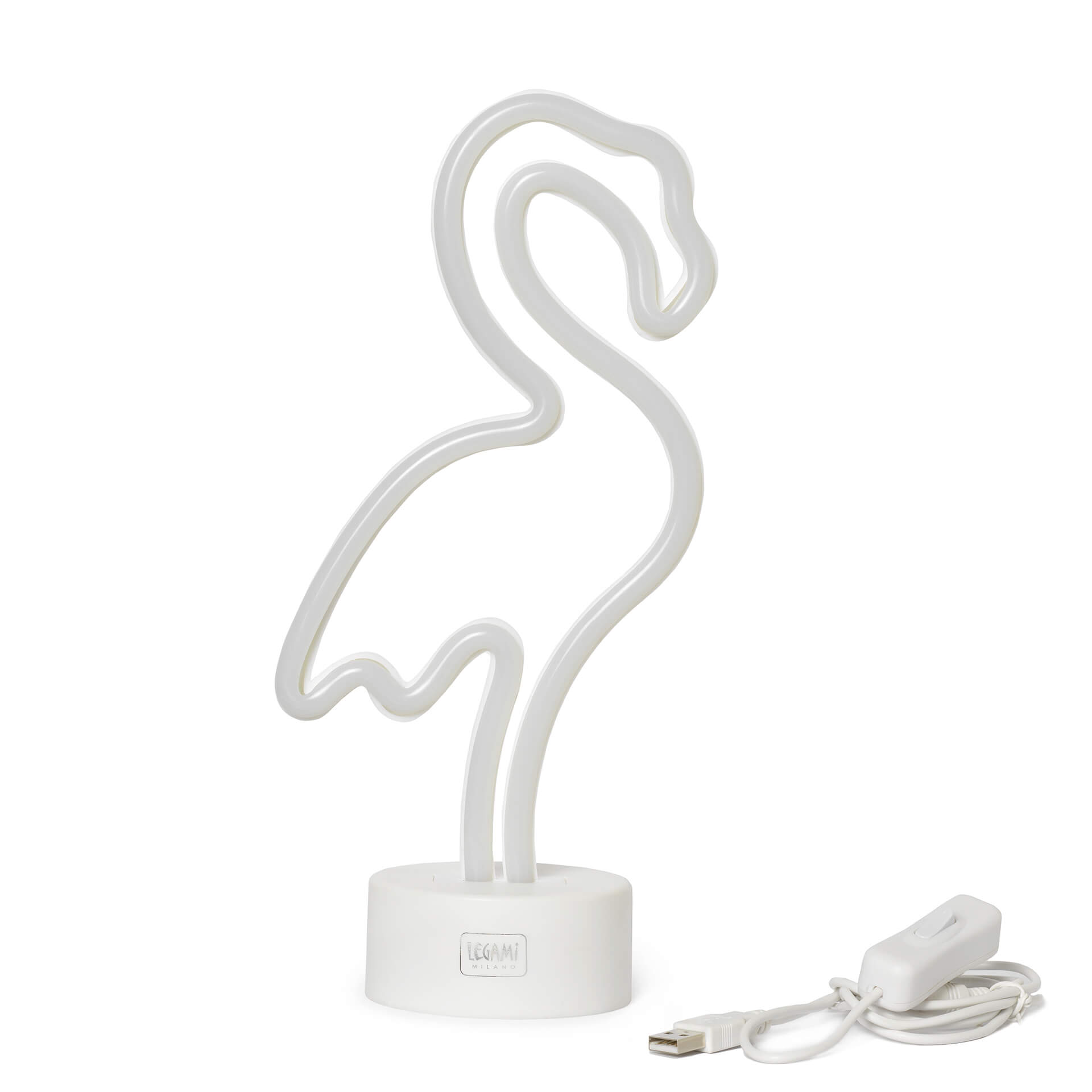 LED-Lampe mit Neoneffekt - It‘s a Sign - Flamingo