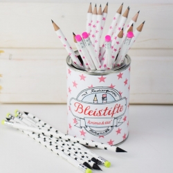 Bleistift Sterne Pink