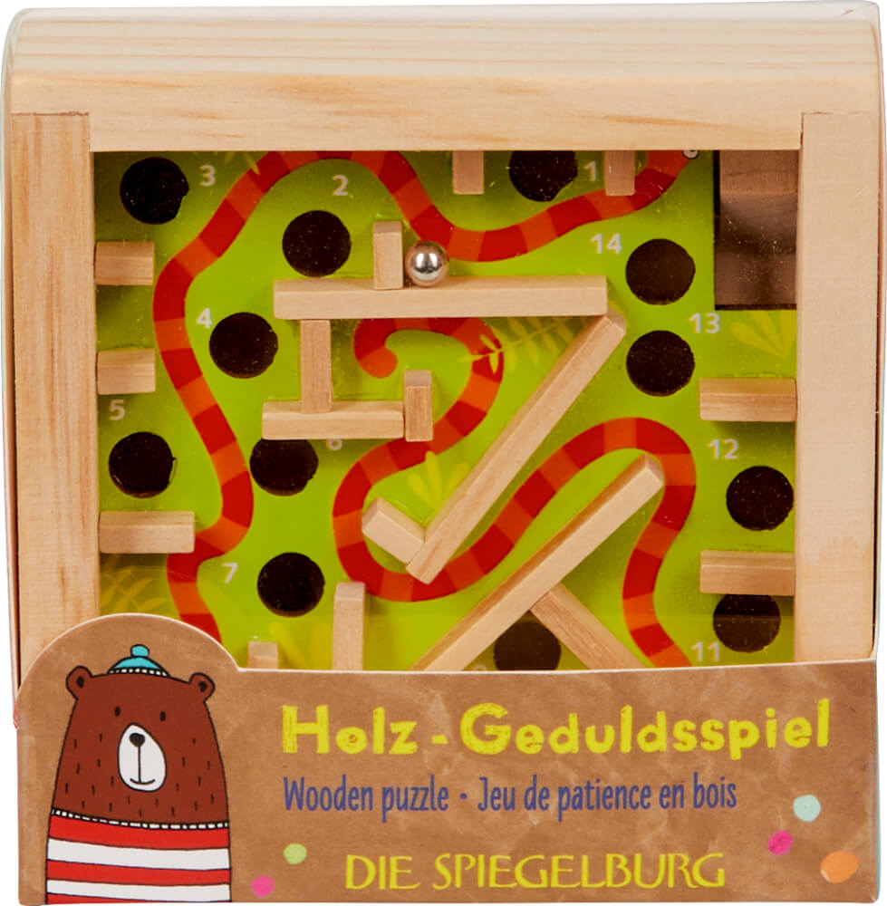 Holz-Geduldsspiel - Bunte Geschenke (einzeln)