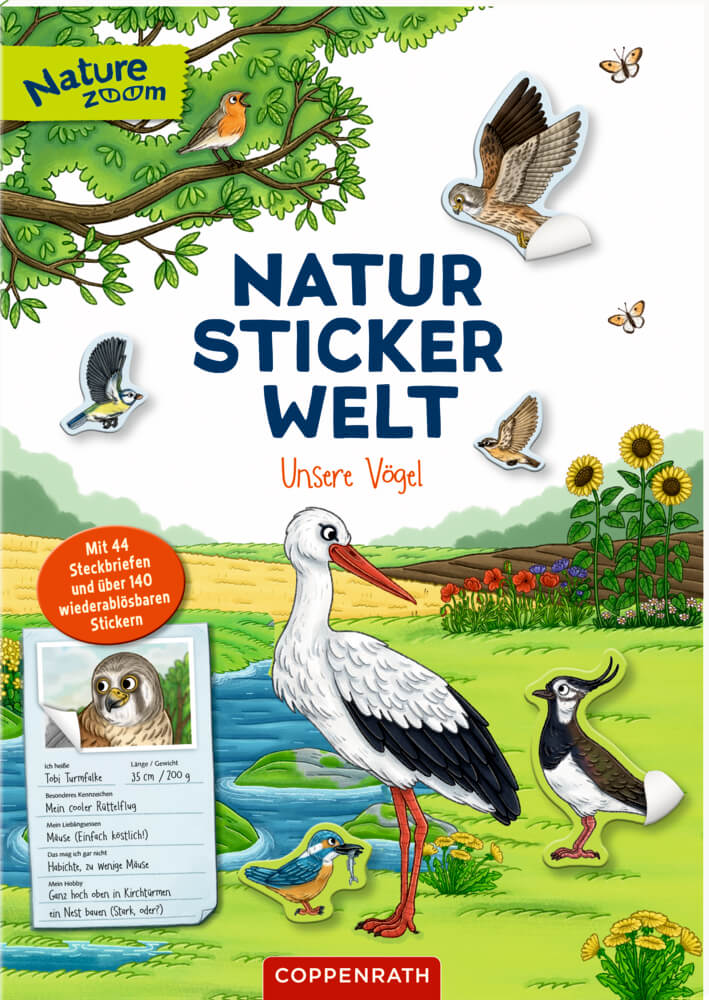 Natur-Stickerwelt: Unsere Vögel - Nature Zoom