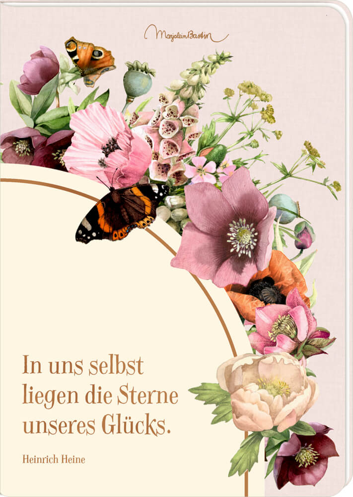 Notizhefte DIN A5 - Blütenzauber (M. Bastin) (einzeln)