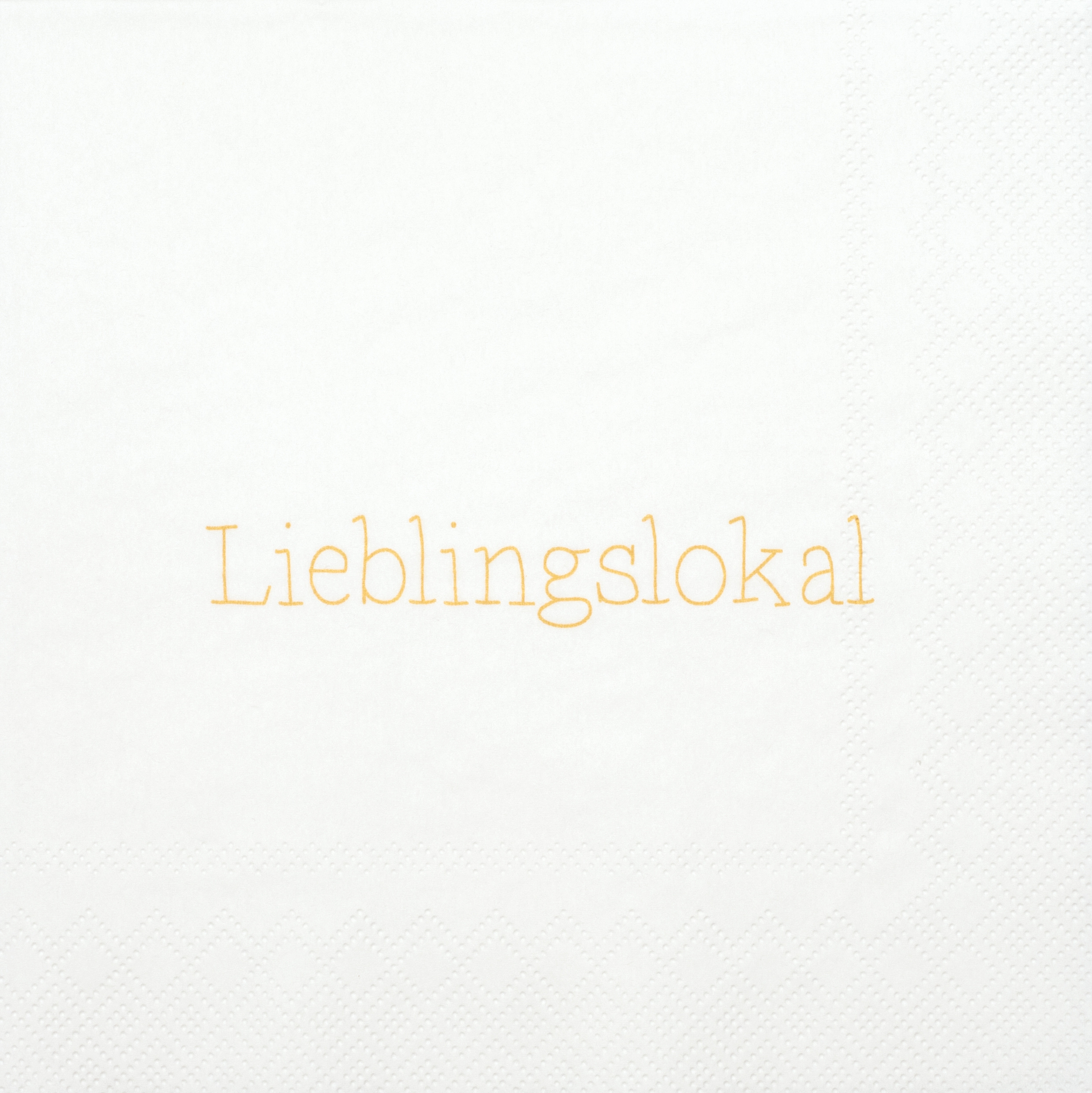 Serviette - Lieblingslokal