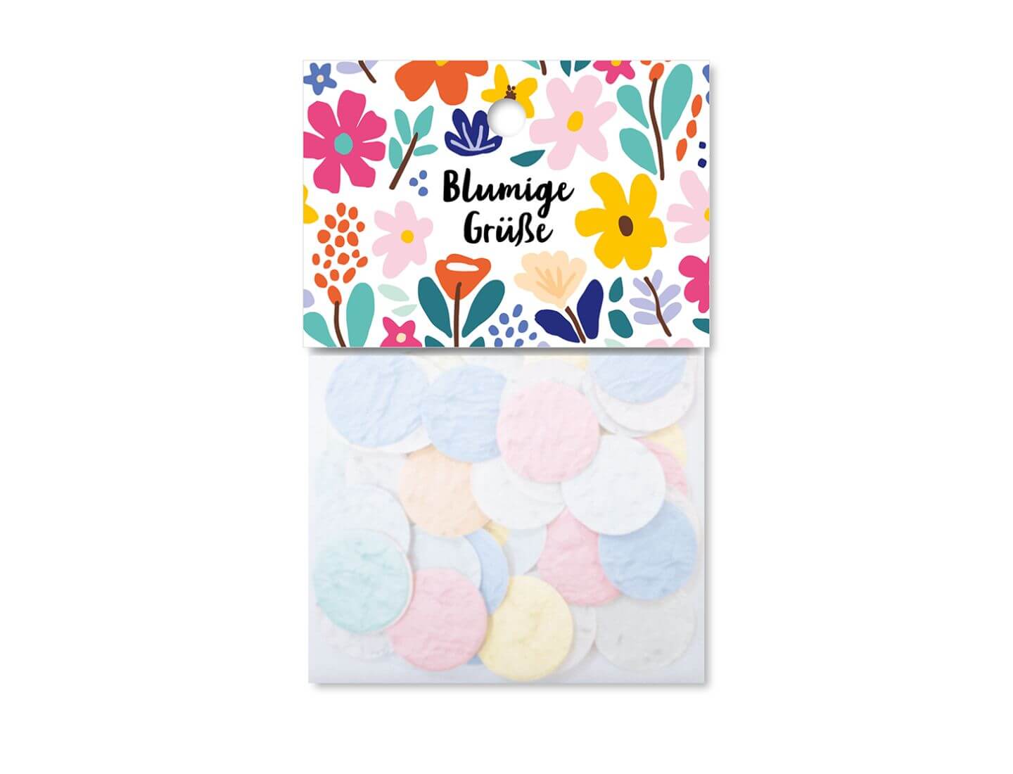 Blumenkonfetti Blumige Grüße