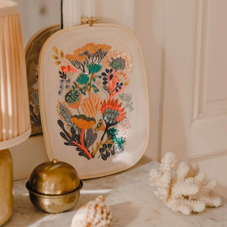 Atelier 58 - Perlenstickerei Blumen