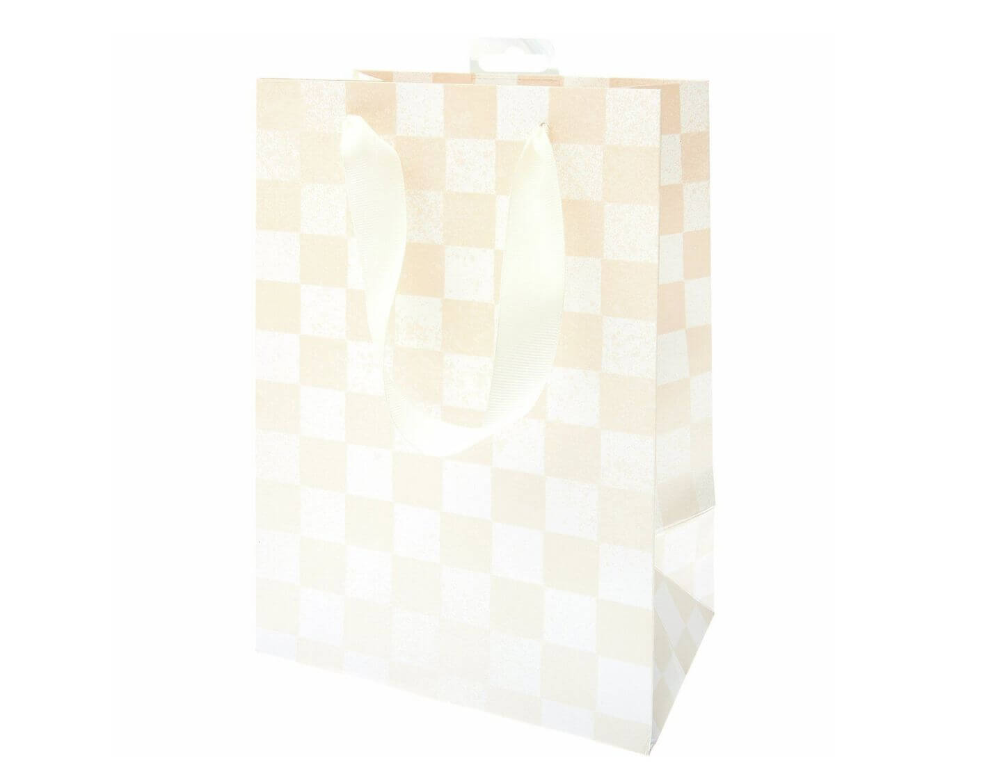 Geschenktüte Pixel Schachbrett M 18x26x12cm