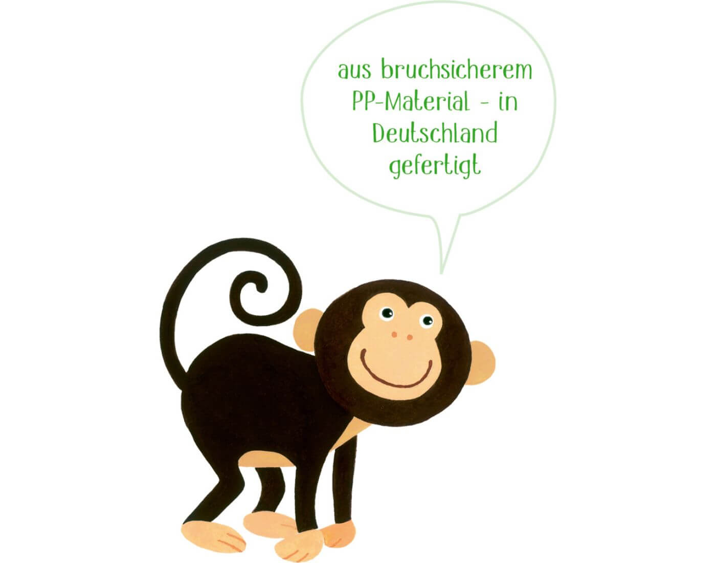 Becher Affe - Freche Rasselbande