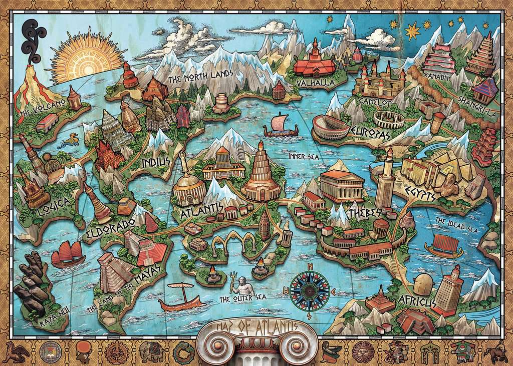 Ravensburger Puzzle 16728 Geheimnisvolles Atlantis