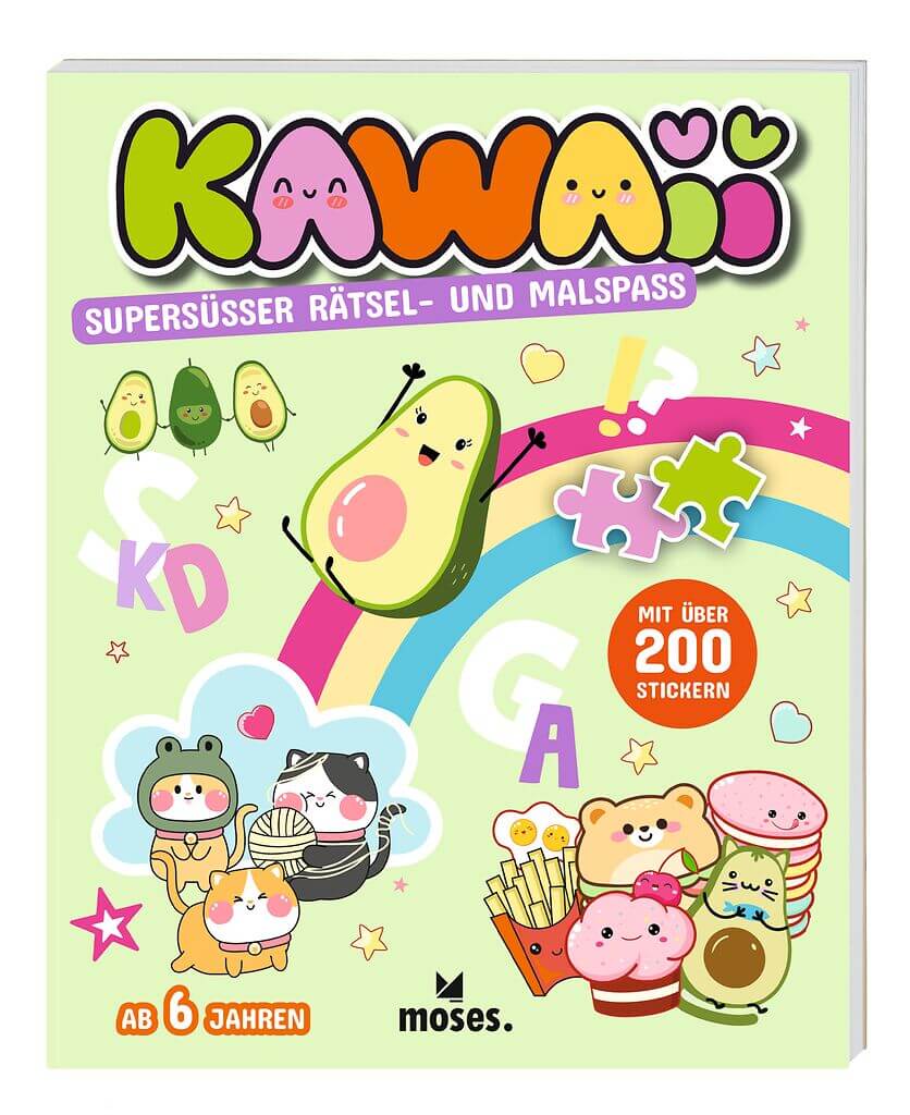 KAWAII Supersüßer Rätsel- und Malspaß KAWAII Supersüßer Rätsel- und Malspaß
