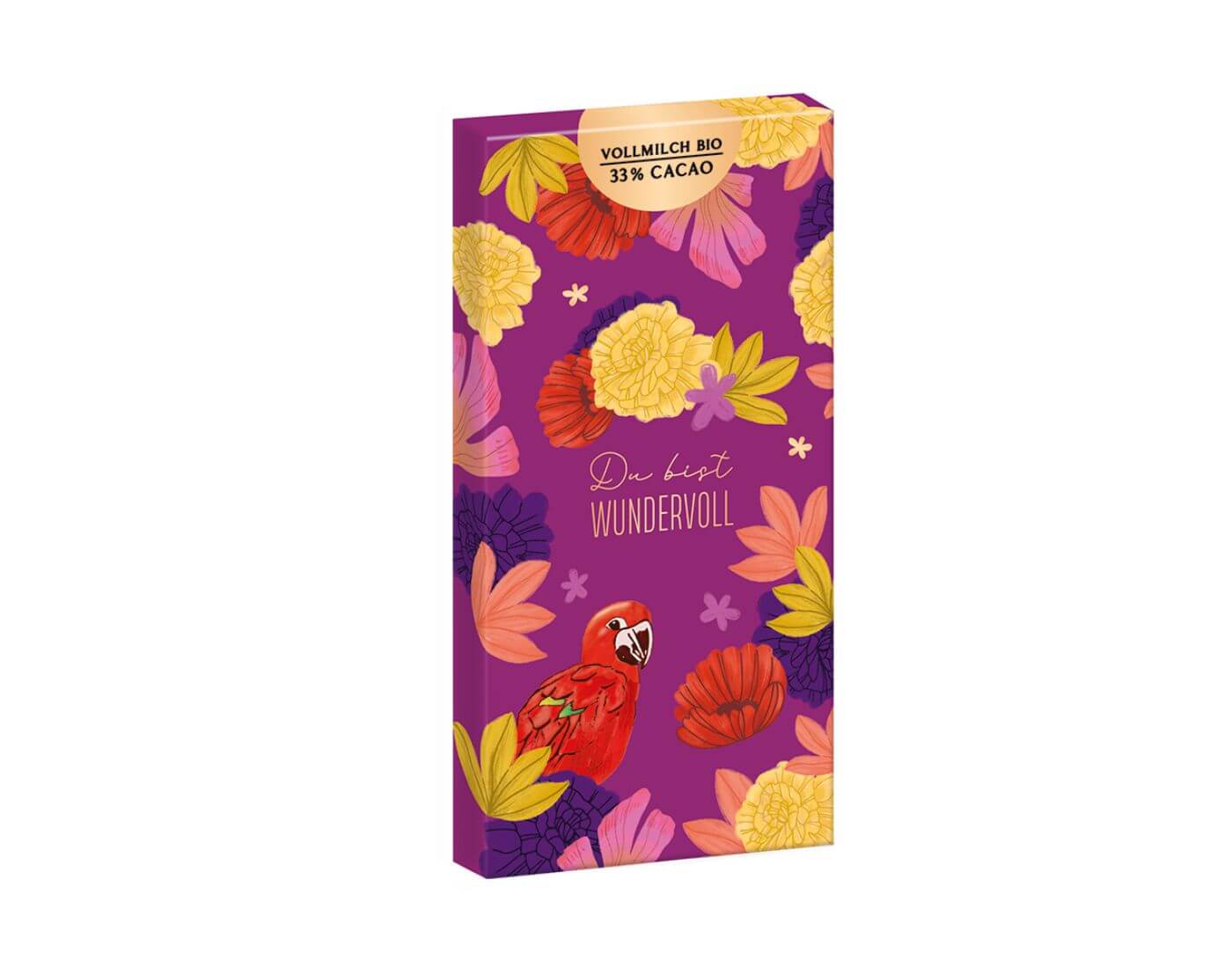 Bio-Schokolade - 80g Du bist wundervoll
