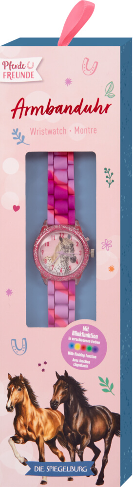 4029753226204_2ptgN6uTajfvRd Armbanduhr - Pferdefreunde (mit bunter Blinkfunktion)