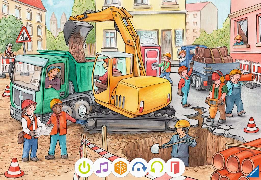 tiptoi® Puzzle für kleine Entdecker: Baustelle