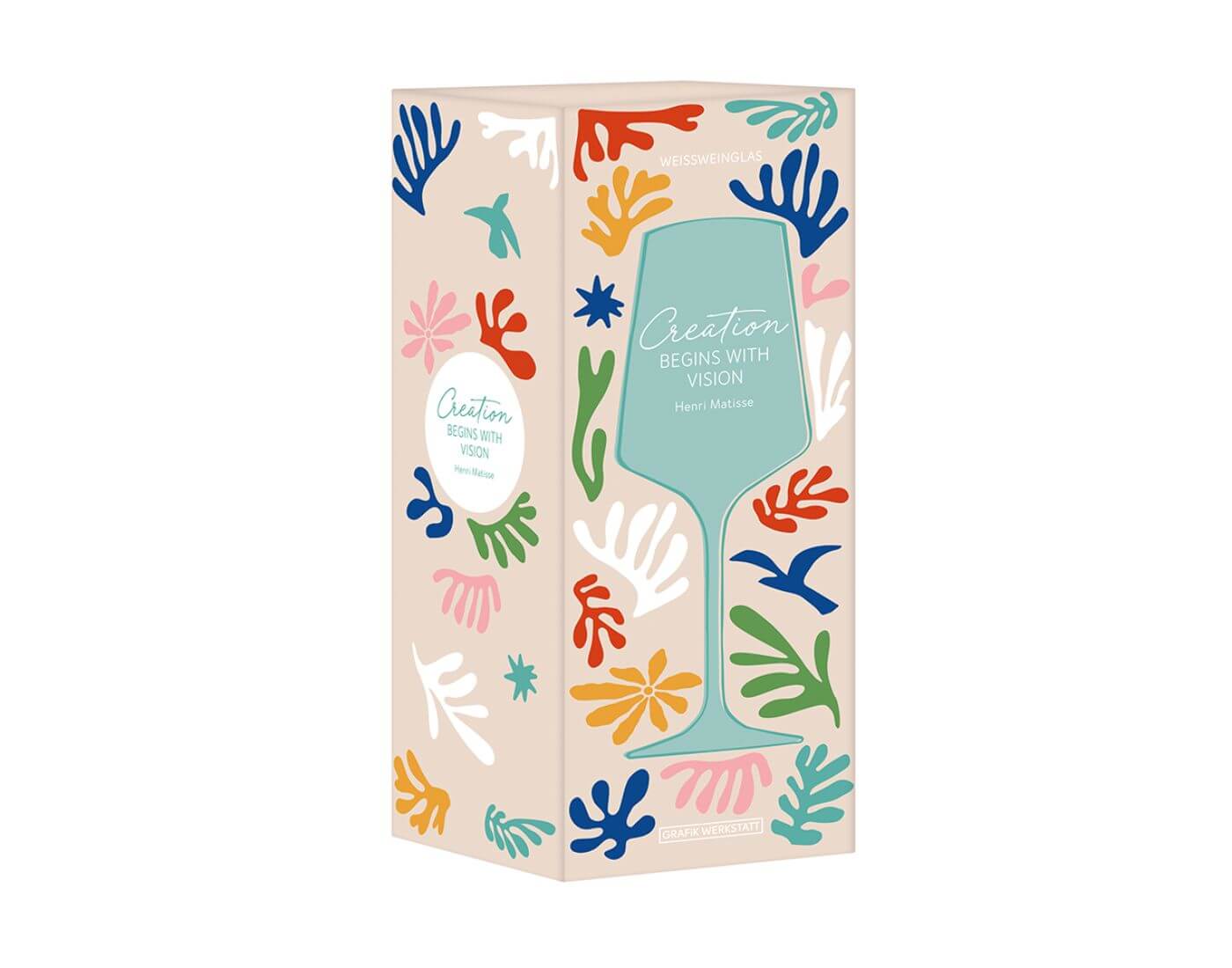 Weißweinglas Henri Matisse - Creation begins with vision