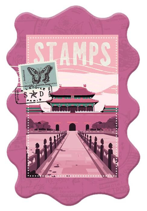 Fernweh STAMPS - schnelles Legespiel für unterwegs