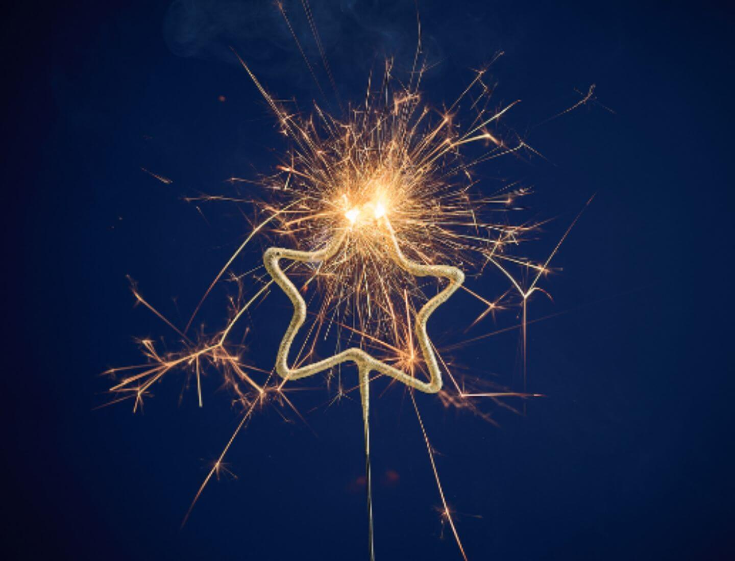 Wondercandle Stern gold