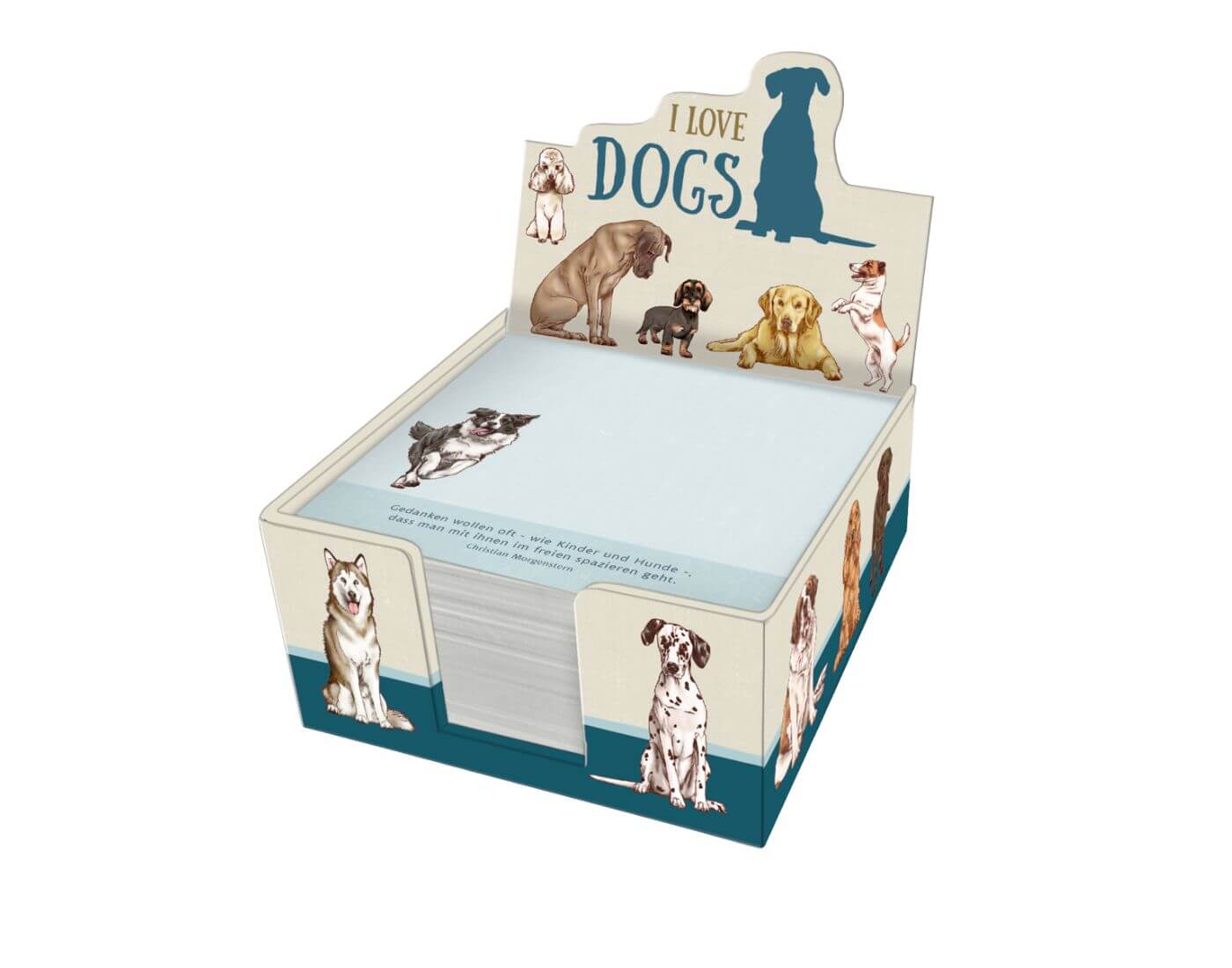 Zettelkästchen: I love dogs (cats & dogs)