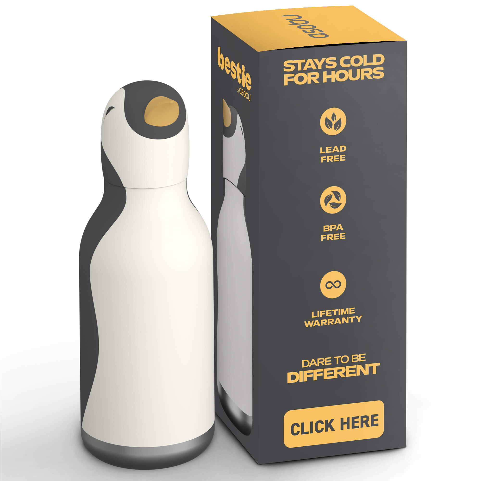 Bestie Trinkflasche Pinguin