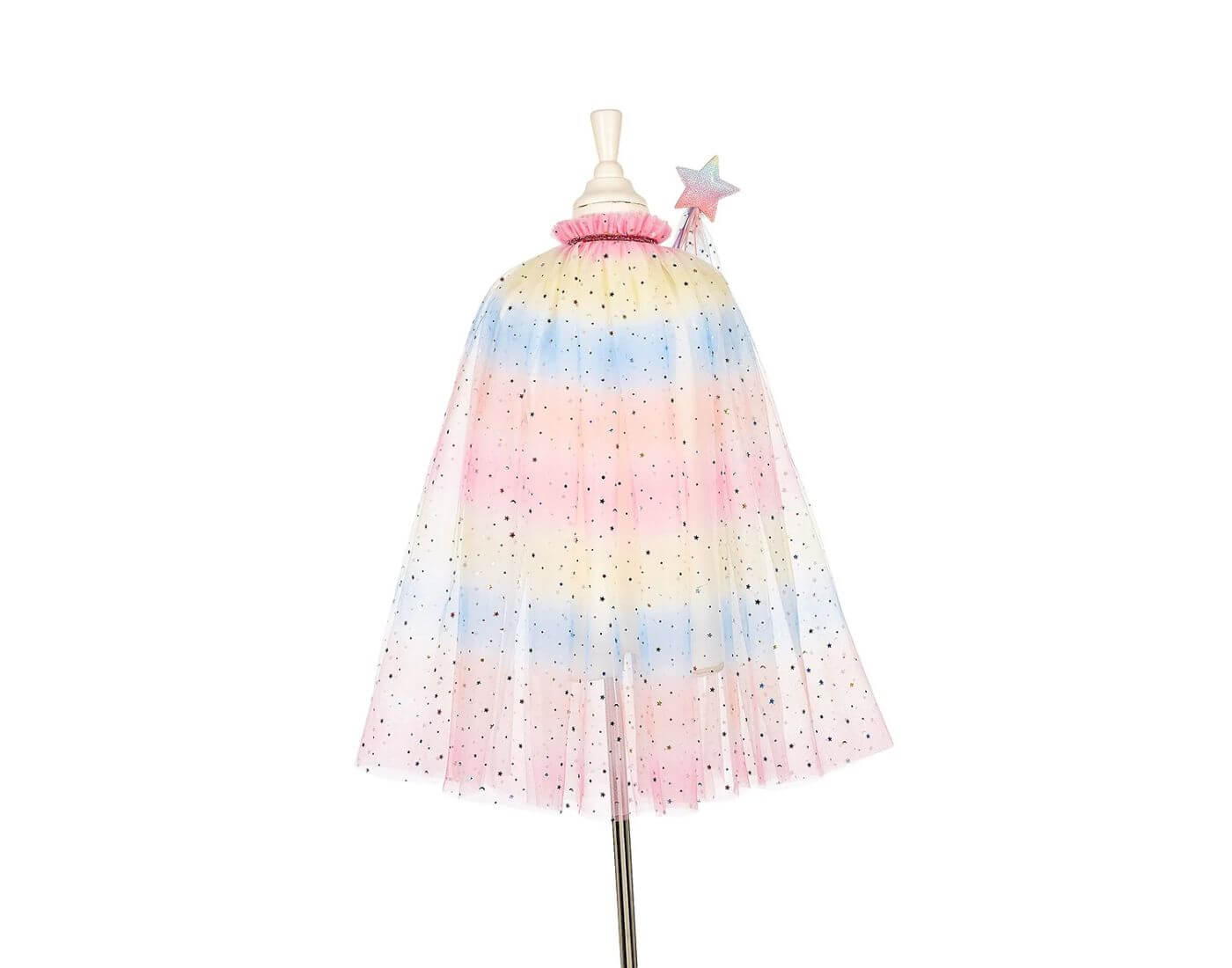 Einhorn Cape + Tiara + Zauberstab Set, 5-7 Jahre